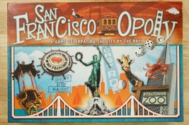 Late For The Sky San Francisco Opoly City By The Bay Board Game Complete Crisp - £19.49 GBP