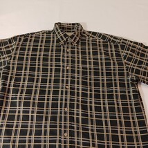 Ivy Crew Classics Mens Cotton Black & Yellow Plaid Button-Down Collar Shirt Sz L image 6