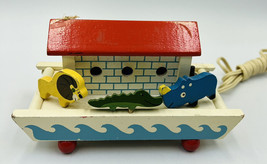 Vintage Nursery Plastics Inc Nightlight Animals Boat Noah’s Ark Children... - £9.45 GBP