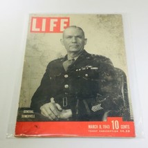 VTG Life Magazines: March 8 1943 - General Somervell / Puerto Rico Tunisia Sened - £10.46 GBP
