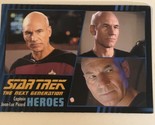 Star Trek The Next Generation Heroes Trading Card #1 Picard Patrick Stewart - £1.58 GBP