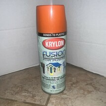One Krylon Fusion For Plastic Spray Paint Gloss Pumpkin (Safety Orange) ... - $39.59