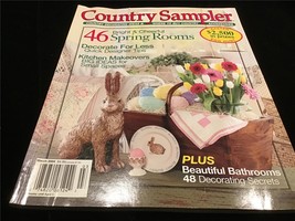 Country Sampler Magazine March 2004 46 Bright &amp; Cheerful Spring Rooms - £7.99 GBP
