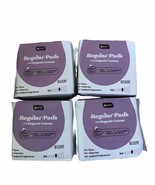 b pure Regular Pads Aloe Vera &amp; Lavender Organic 100% Cotton 4 Packs Of 10 - $442.71 MXN