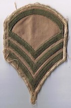 Vintage Military Vietnam Era Staff Sargeant Shoulder Chevron Patch - £1.55 GBP