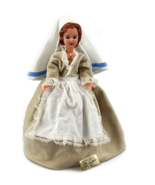 Vtg Magali sleepy eyes doll traditional folk art religious costume Greek... - $37.26 CAD