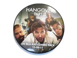 Lot of 3 The Hangover Part 2 Button Pinback Movie Film Release Promo 12-06-2011 - £4.79 GBP