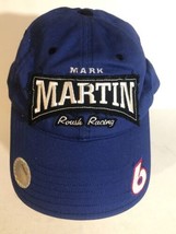 Mark Martin Roush Racing  baseball cap hat Blue Adjustable H1 - £6.22 GBP