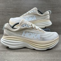 HOKA ONE ONE Bondi 8 Shoes Womens Size 10.5B Shifting Sand Running Sneakers - $79.19
