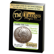 Double Side Quarter (Heads) (D0078) by Tango Magic - Trick - £10.82 GBP