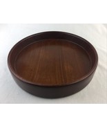 Vintage Danish  Denmark BR Modern Wooden Teak Bowl Mid Century Mod Flaws - £78.06 GBP