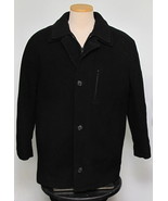 CALVIN KLEIN Men&#39;s Black Wool/Cashmere Blend Coat 42 Regular - $21.00