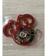 Minnie Mouse face carabiner with rubber charm dot - $37.66 CAD