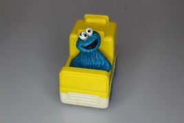 Vintage Tyco Cookie Monster Sesame Street School Bus Vehicle Toy Car 1993 - $8.90
