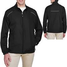 Big Mens Wind Breaker Water Resistant Reflective Piping Unlined XL, 2X, 3X 4X 5X - £19.69 GBP+