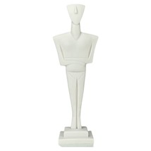 Cycladic Nude Female Figurine Idol Greek Modern Art Statue Sculpture Museum Copy - £67.76 GBP