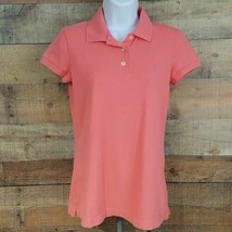 Lilly Pulitzer Polo Activewear Top Women&#39;s Size S Coral Y7 - $13.36