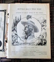 XXRARE: 1899 Buffalo Bill&#39;s Wild West program Annie Oakley William Cody Indians - £387.21 GBP