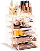 Acrylic Cosmetic Makeup and Jewelry Storage Case Display Drawers Space saver - £51.95 GBP