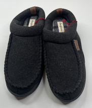 dearfoam slippers NWT men’s M black slip on clog house slippers SF3 - $12.77