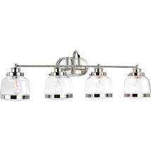 Progress Lighting P300083-104 Judson Four-Light Bath, Polished Nickel - $140.00