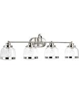 Progress Lighting P300083-104 Judson Four-Light Bath, Polished Nickel - £109.98 GBP