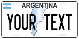 Argentina Map License Plate Personalized Car Auto Bike Motorcycle Custom... - £8.63 GBP+