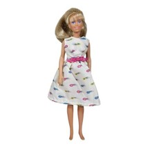 Hasbro 1987 Vintage Maxie Fashion Doll Blonde Hair Blue Eyes white dress - £15.31 GBP