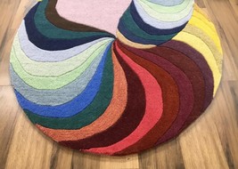 Hand Tufted Leopard Weaving carpet for living room, bedroom, sofa hall s... - $130.00