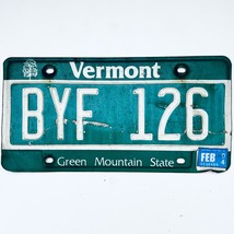 2004 United States Vermont Green Mountain Passenger License Plate BYF 126 - $25.73