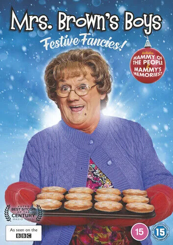 Mrs Brown&#39;s Boys: Festive Fancies DVD (2021) Brendan O&#39;Carroll Cert 15 Pre-Owned - £29.46 GBP