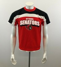 Ottawa Senators Boys Jersey Size Medium 10-12 Red Black Short Sleeve  - £7.55 GBP