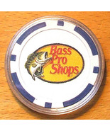 (1) Bass Pro Shops Poker Chip Golf Ball Marker - Blue - £6.23 GBP