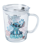 Disney Stitch Travel Glass Mug With Slide Close Lid 14oz - €9,00 EUR