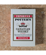 POTTER&#39;S CANADIAN WHISKY BLEND Sealed Deck of Cards - Hong Kong - $9.88