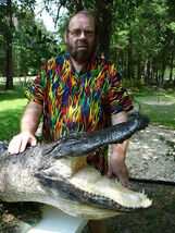 (G402-4) HUGE 10' Real Gator ALLIGATOR stuffed skin Trophy Taxidermy Mount - $7,033.60