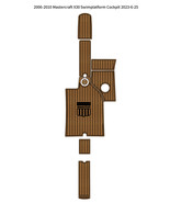 2006-2010 Mastercraft X30 Cockpit Pad Boat EVA Foam Faux Teak Deck Floor... - $885.15 CAD