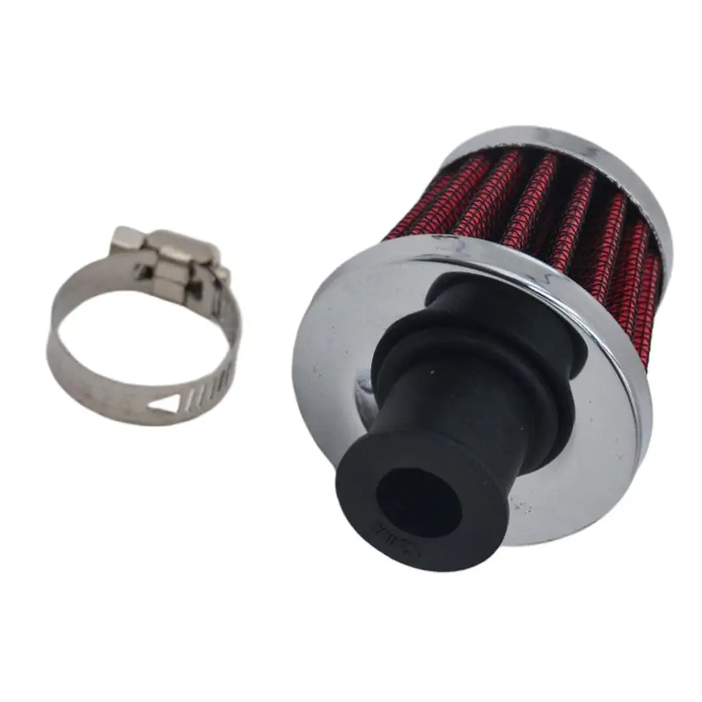 12mm  Cold Air Intake Filter  Crankcase Breather Air Filters - £40.63 GBP