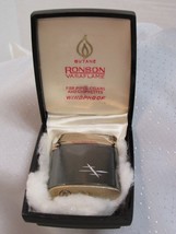 Vintage Ronson Variflame Lighter Engraved JACKIE in Original Case Untested - £23.53 GBP