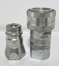 SafeWay S71-15 (M) &amp; S25-15 (F) Hydraulic Quick Connect Fittings 3000 PSI - €24,82 EUR