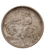 1925 50C Pierre Mountain Commémoratif Demi Dollar En Au + État , Léger T... - $1,470.25 MXN