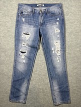 KanCan Women’s Jeans Distressed Patched Cotton 7/27 - $373.12 MXN