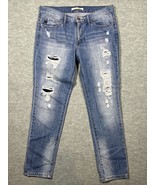 KanCan Women’s Jeans Distressed Patched Cotton 7/27 - $19.93