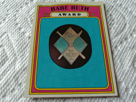 1972 Topps # 626 Babe Ruth Award Yankees Baseball Gem Mint !! - £196.39 GBP