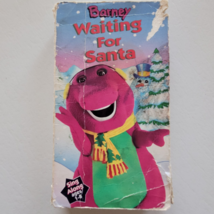 Barney Waiting For Santa VHS 1992 Purple Dinosaur CHRISTMAS Singalong Pr... - $20.79