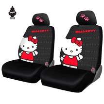 New Hello Kitty Core Front Low Back Bundle Car Truck SUV Seat Cover For ... - £56.54 GBP