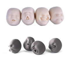 Funny Face Squishy Ball Human Relieve Pressure Vent Wreak Reduce Anti St... - £7.78 GBP+