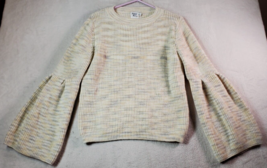 Princess Polly Sweater Womens Size M/L Multi Space Dye Long Sleeve Crew Neck EUC - £15.51 GBP