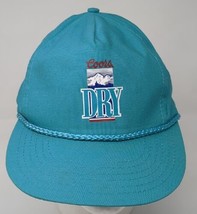 Vintage Coors Dry Beer Strapback Baseball Cap Hat 80s 90s 1980s 1990s - £19.07 GBP