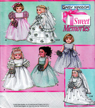 18&quot; Doll Daisy Kingdom Wedding Fancy Dresses Pattern Am Girl Simplicity 5266 Oop - £13.28 GBP